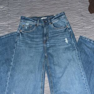 H&M Wide Leg High Waist Jeans
